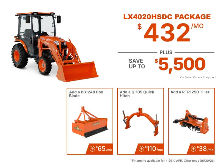 LX4020HSDC Tractor Package